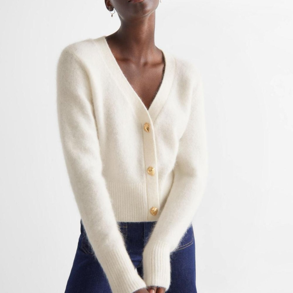 and other stories Bee Button Cardigan